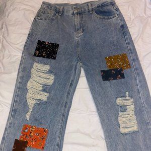 Patchwork jeans